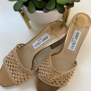 Jimmy Choo Minea Sandal size 38 GORGEOUS
